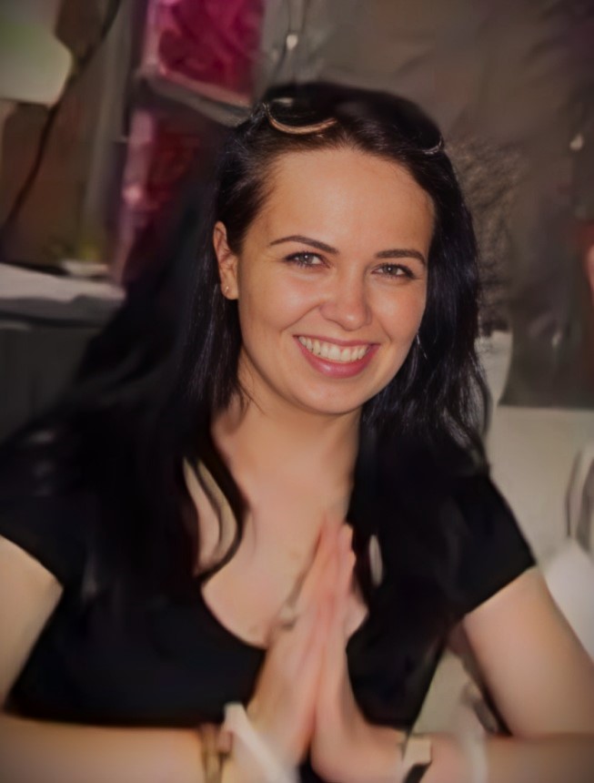 Amanda Taylor, a student at the yoga ashram.